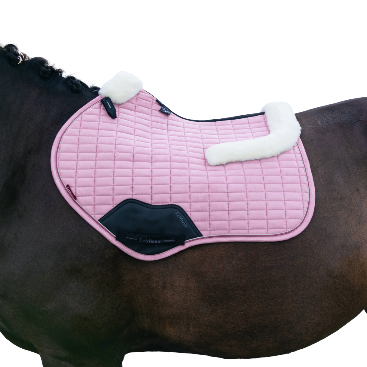 LeMieux Merino+ Suede Close Contact Square Saddle Pad