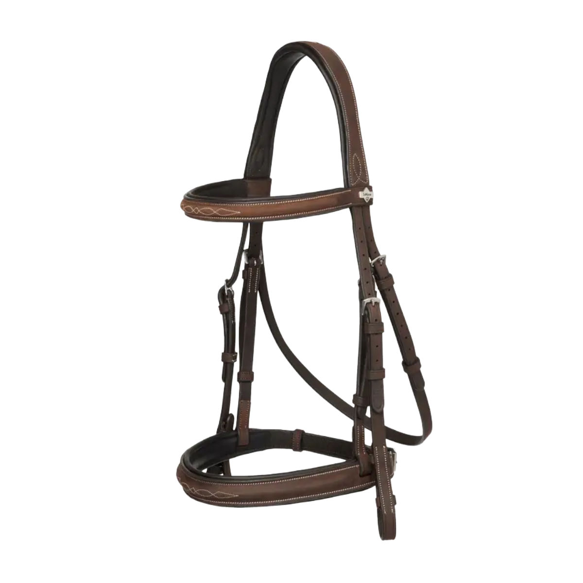 LeMieux Stitched Hunter Bridle with Laced Reins
