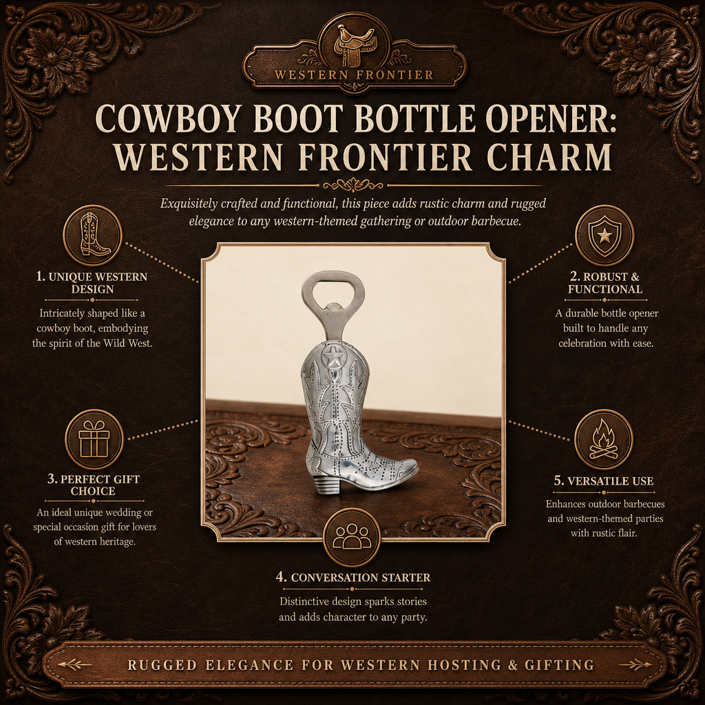 Arthur Court Designs - Cowboy Boot Bottle Opener