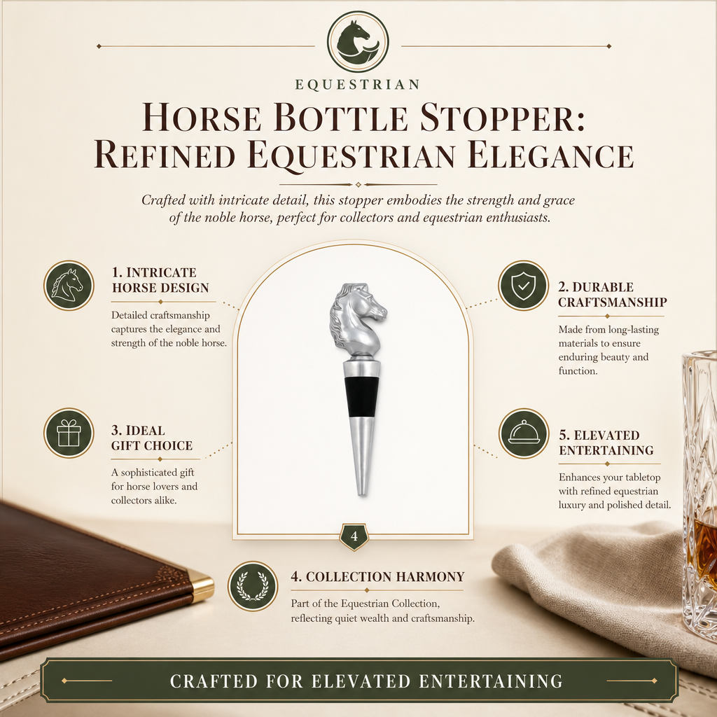 Arthur Court Designs - Horse Bottle Stopper