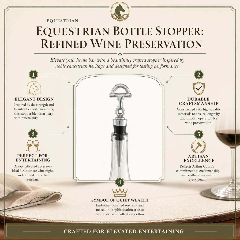 Arthur Court Designs - Equestrian Bottle Stopper