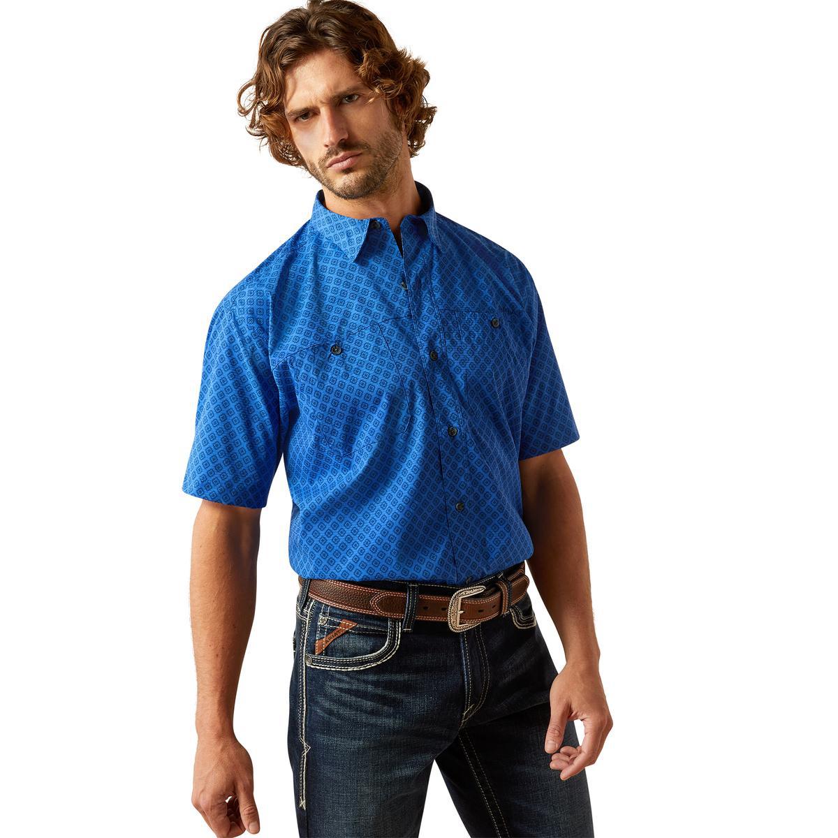 Ariat Men's 360 Airflow Short Sleeve Classic Fit shirt - Sale