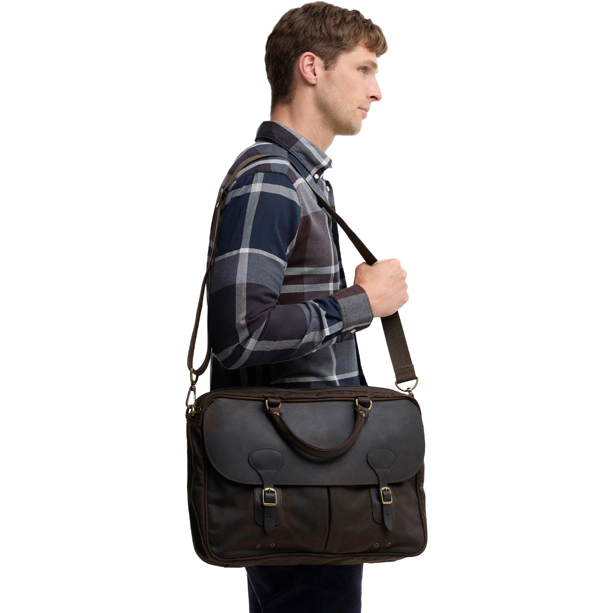 Barbour Wax Leather Briefcase