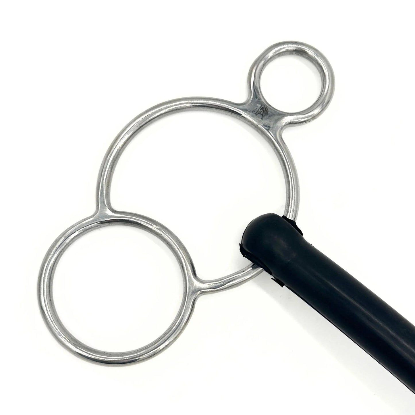 Jake Adams Hard Rubber Mullen Two Ring Bit