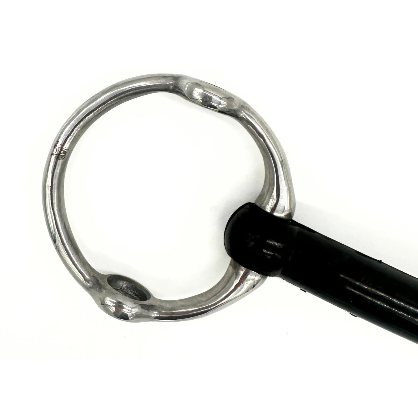 Jake Adams Hard Rubber Mullen Fixed Gag Bit