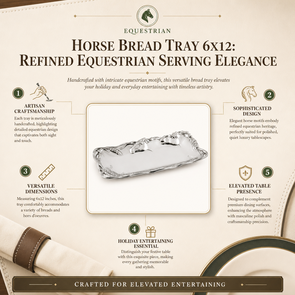 Arthur Court Designs - Horse Bread Tray 6x12
