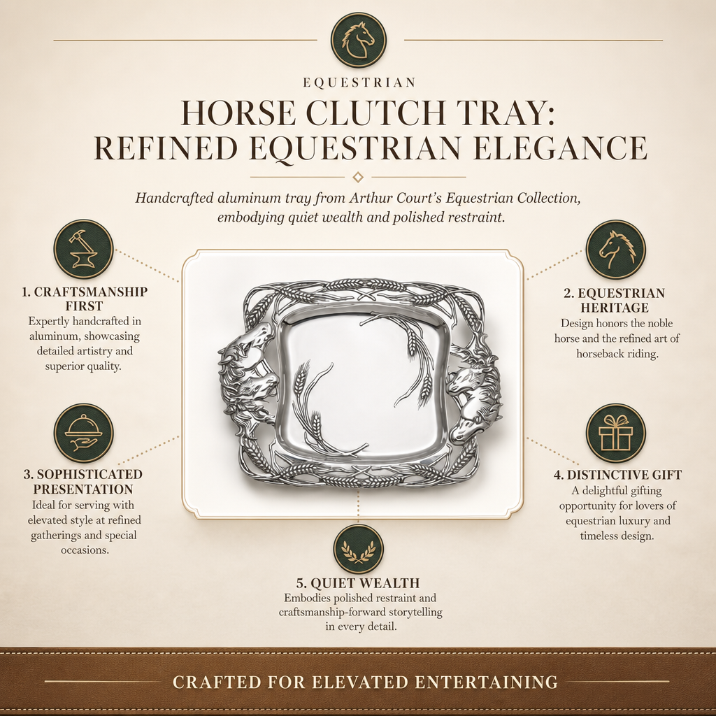 Arthur Court Designs - Horse Clutch Tray
