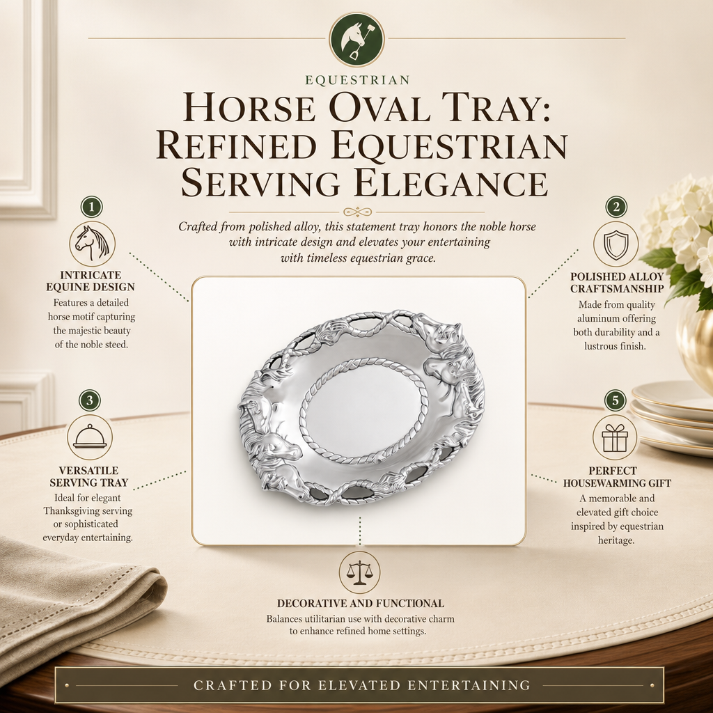 Arthur Court Designs - Horse Oval Tray