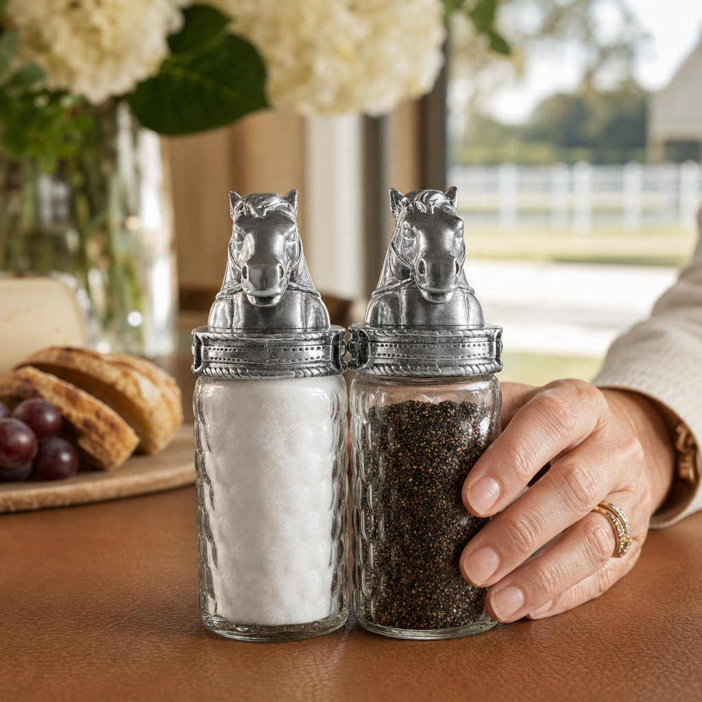 Arthur Court Designs - Horse Salt and Pepper Set