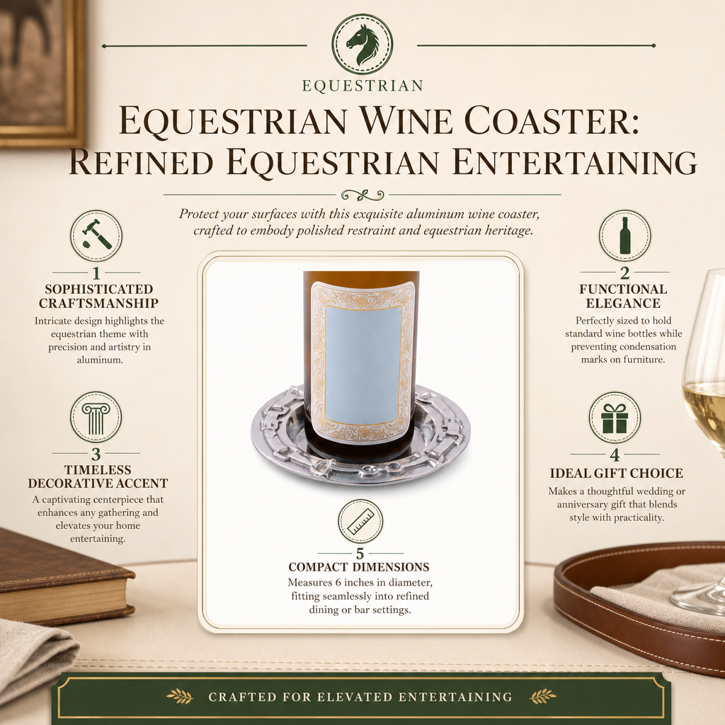 Arthur Court Designs - Equestrian Wine Coaster