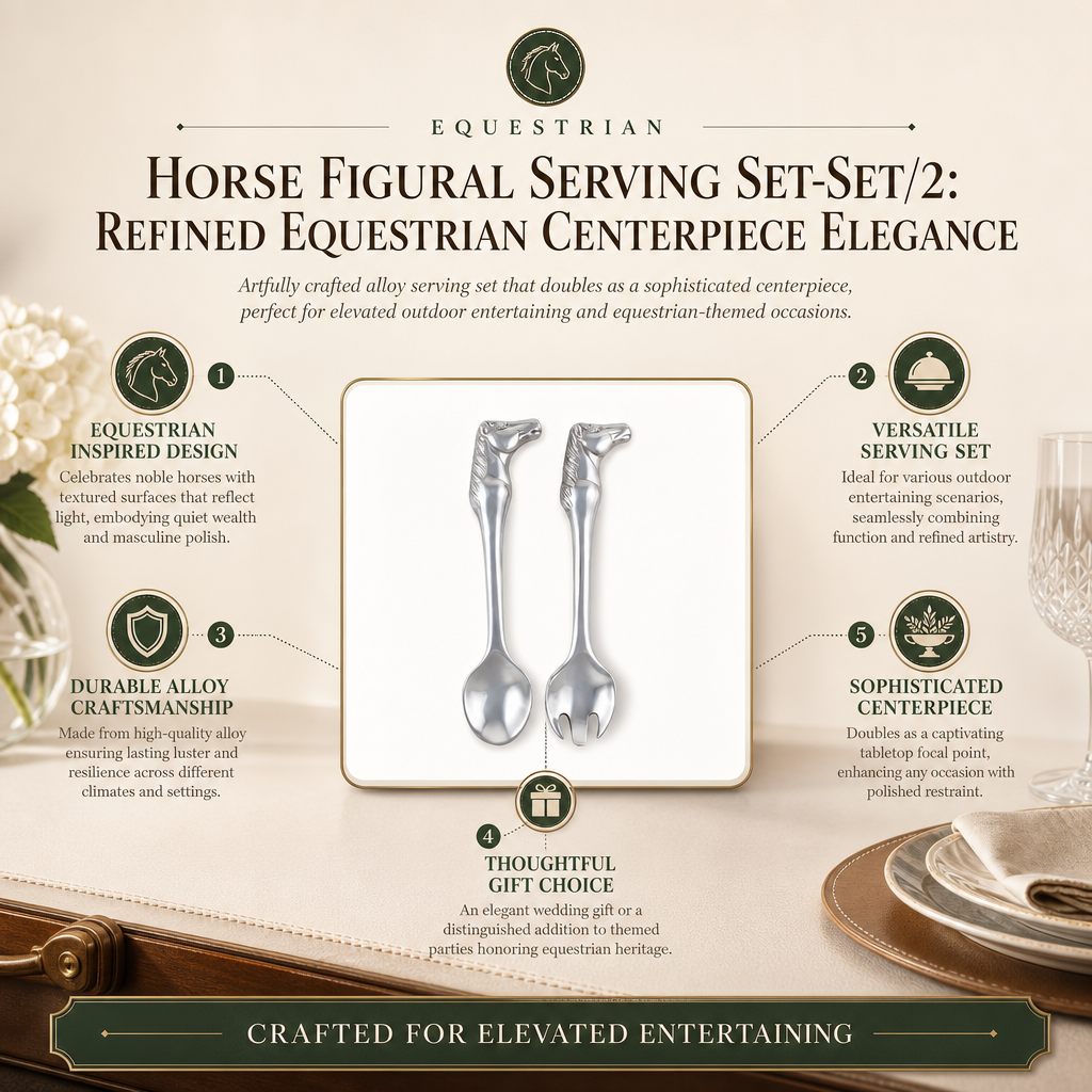 Arthur Court Designs - Horse Figural Serving Set-Set - 2
