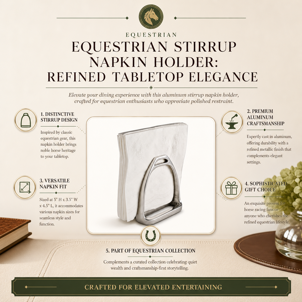 Arthur Court Designs - Equestrian Stirrup Napkin Holder