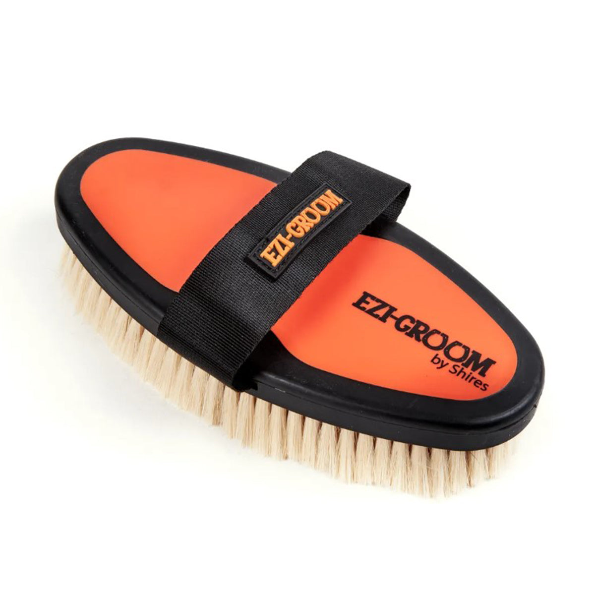 EZI-GROOM Grip Body Brush With Goat Hair