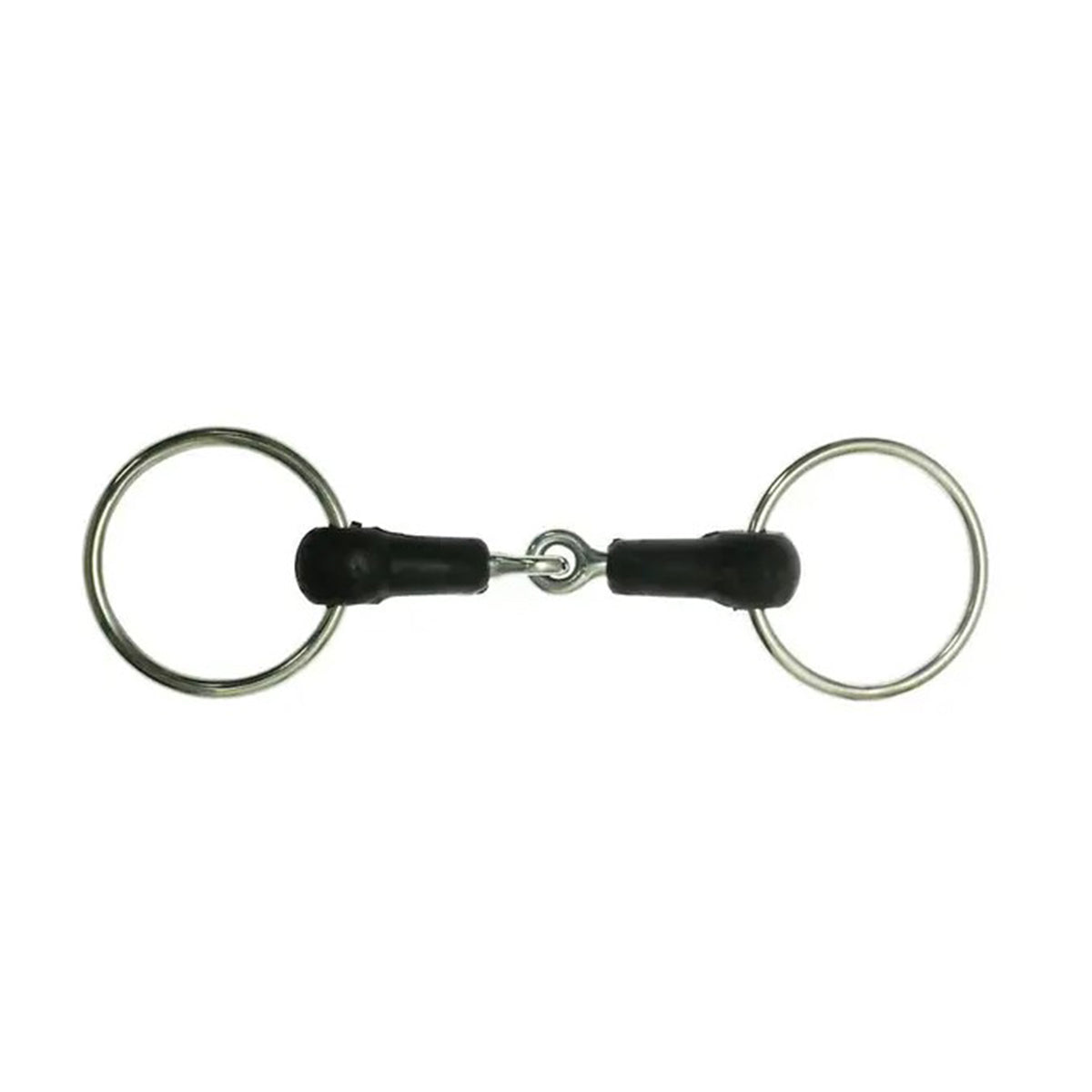 Korsteel Hard Rubber Jointed Loose Ring Snaffle Bit
