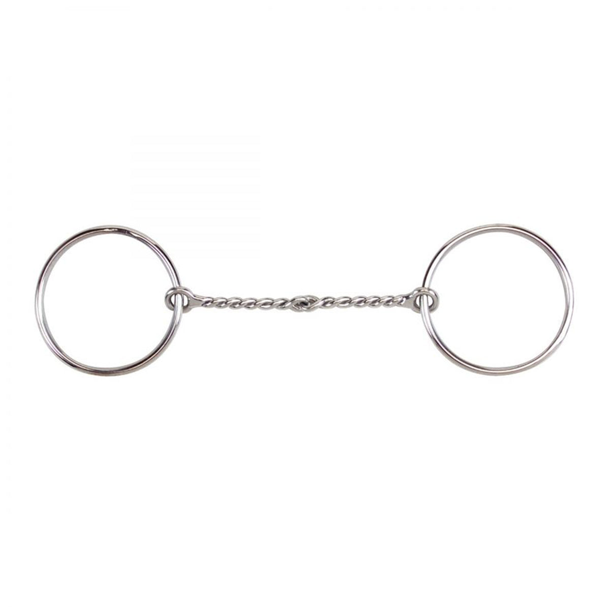 Korsteel Stainless Steel Twisted Wire Loose Ring Snaffle Bit