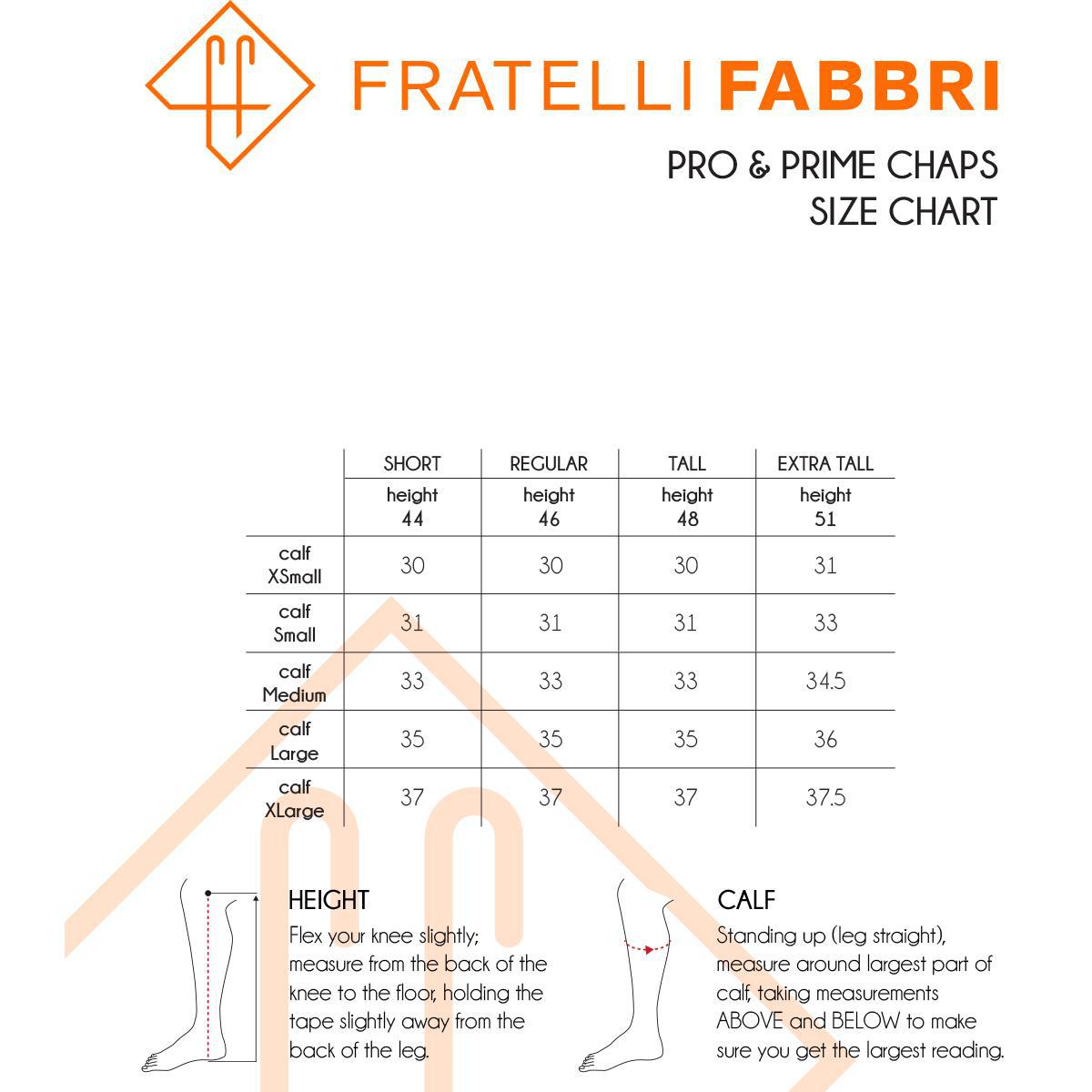 Fabbri Prime Half Chaps
