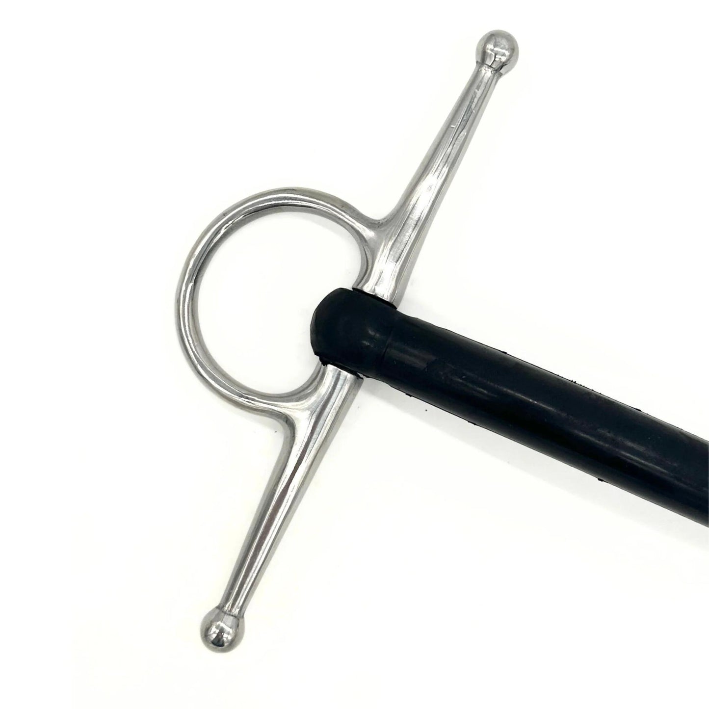 Jake Adams Hard Rubber Mullen Full Cheek Bit