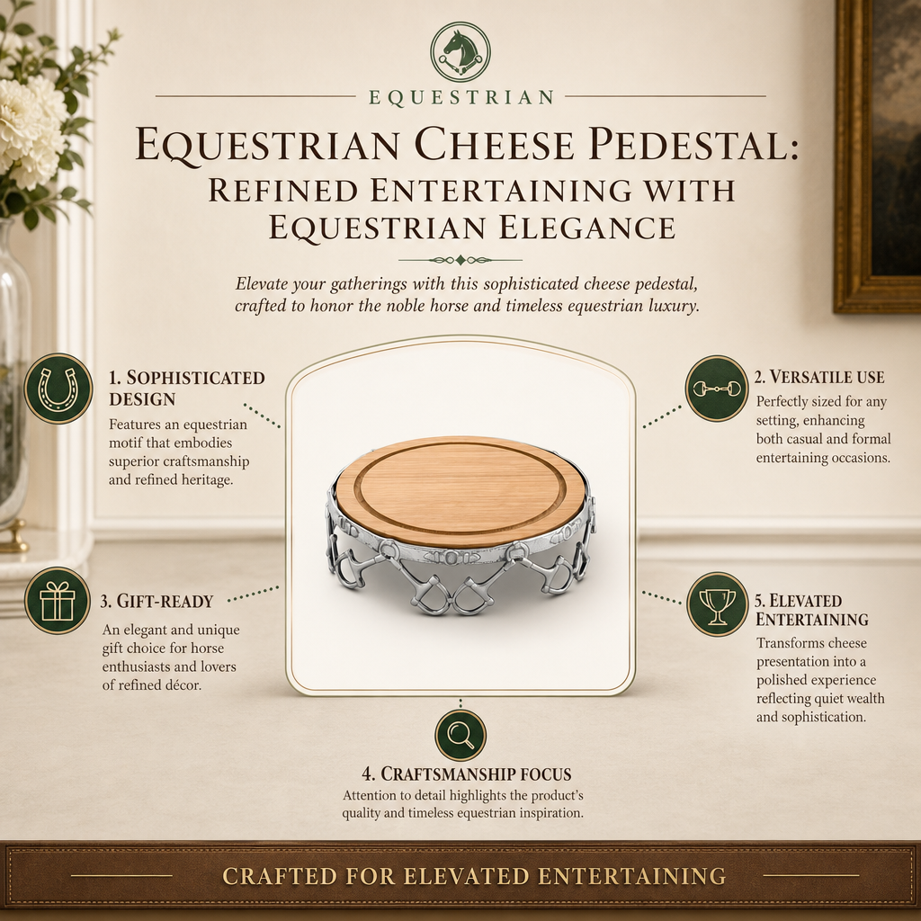 Arthur Court Designs - Equestrian Cheese Pedestal