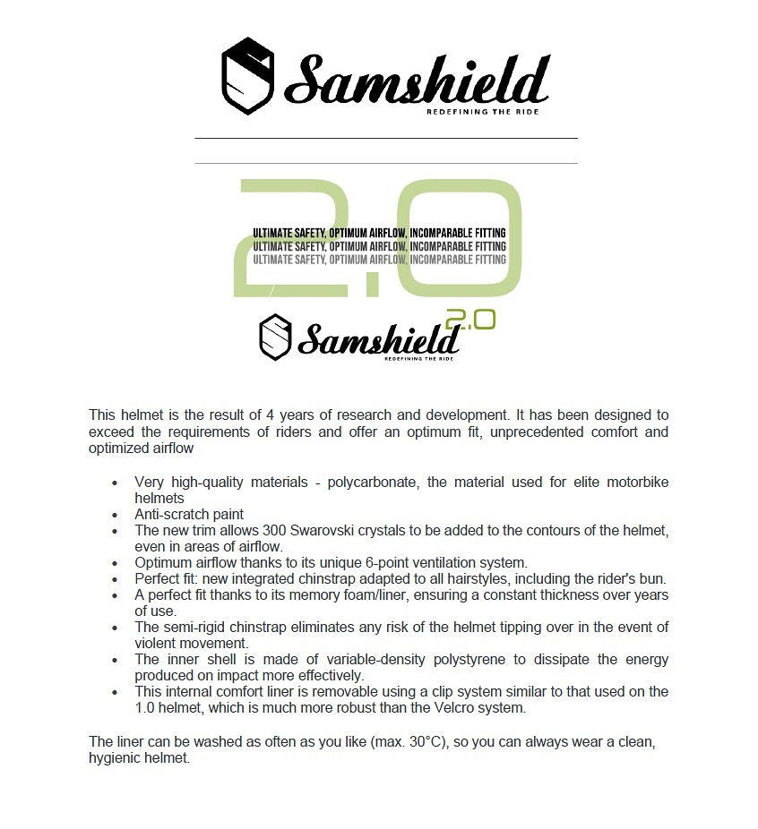 Samshield 2.0 Dark Line Shadowmatt Helmet