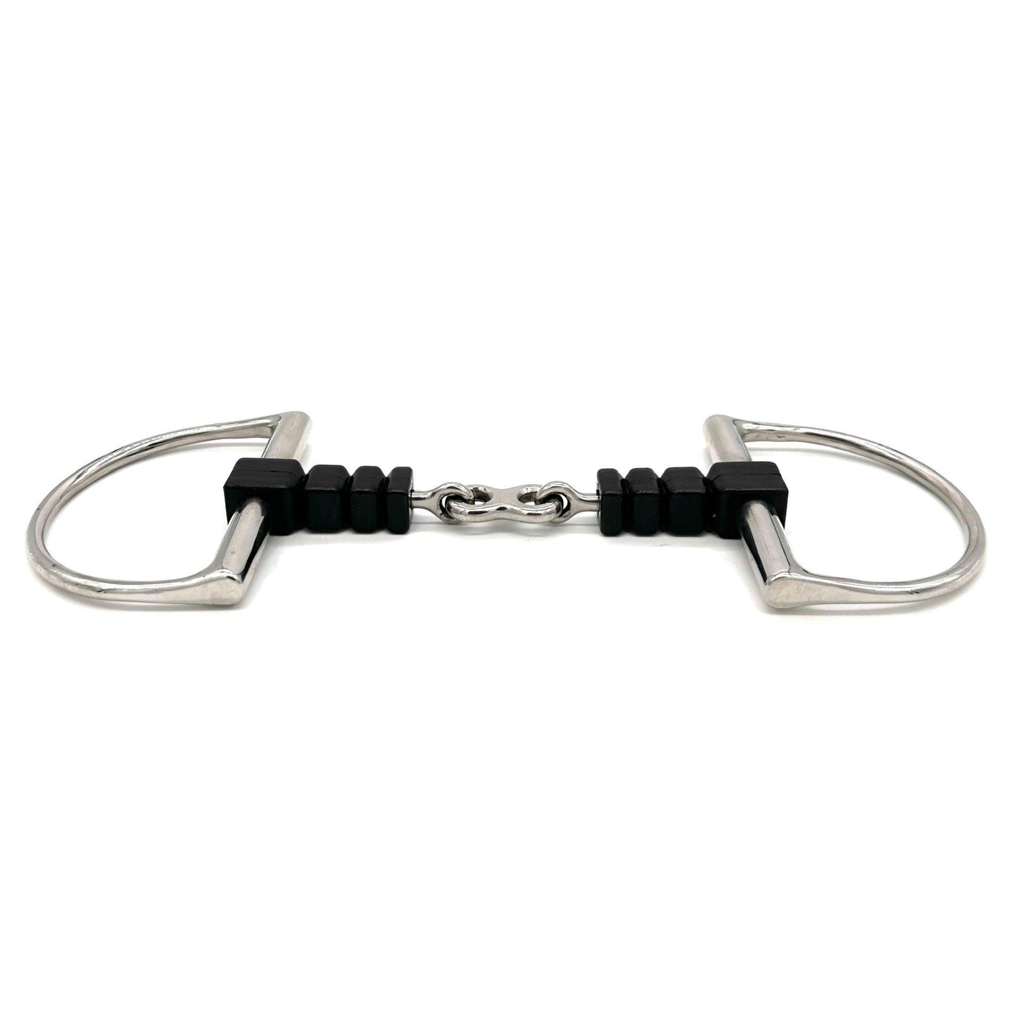 AJR Rubber Block With French Link Dee Bit