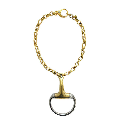 V2 Designs Eggbutt Snaffle Necklace