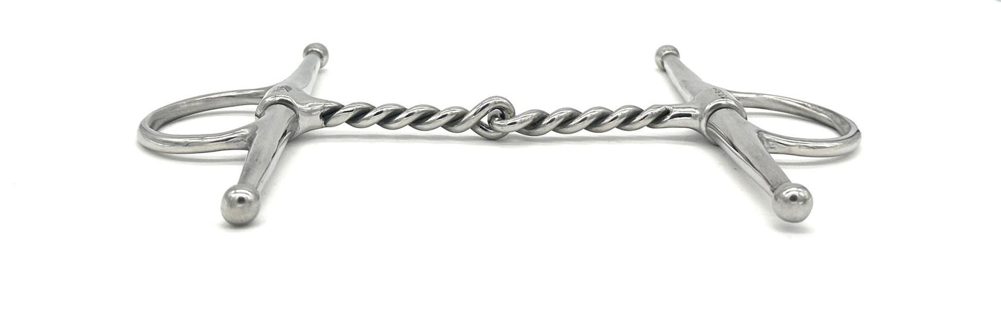Jake Adams Twisted Wire Full Cheek Bit