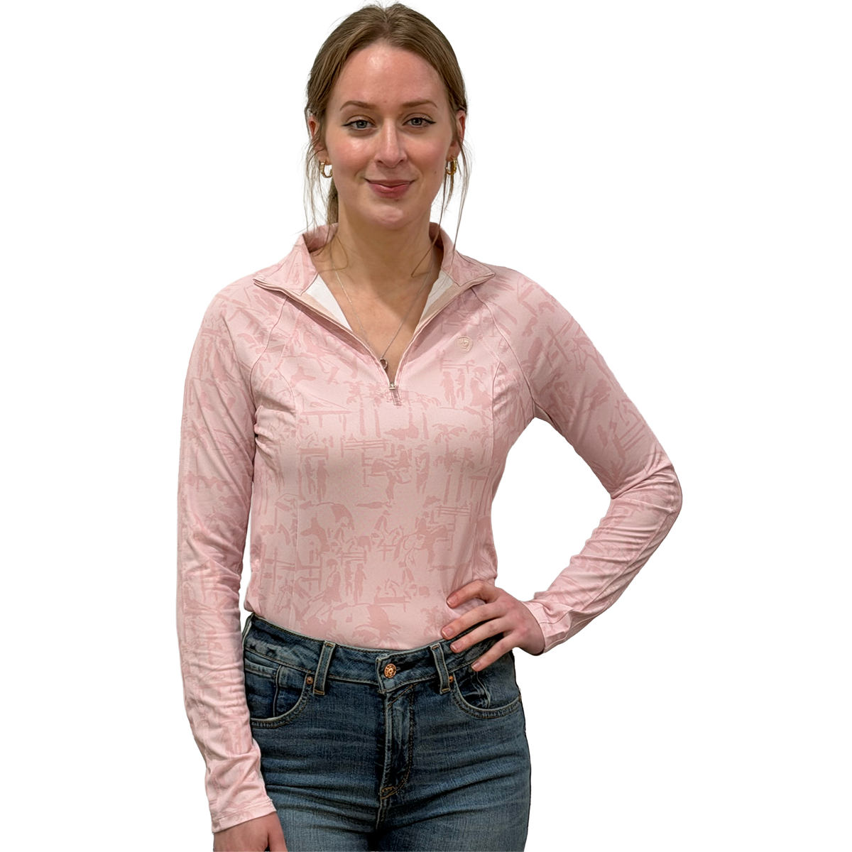 Ariat Women's Sunstopper 3.0 1/4 Zip Baselayer - Sale
