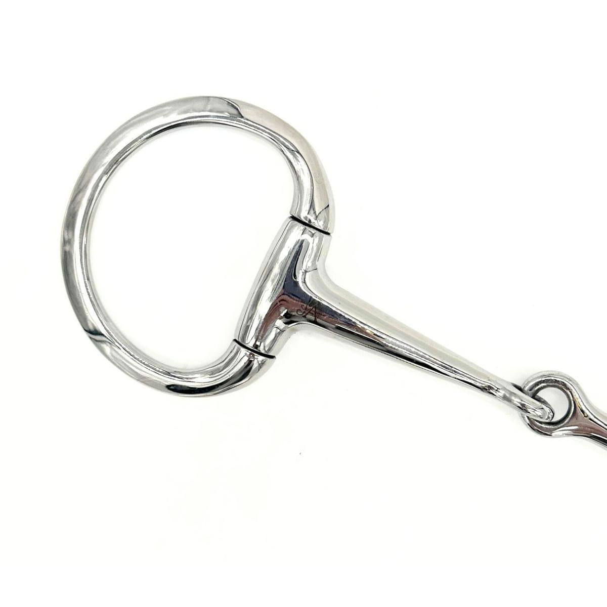 Jake Adams Single Joint Stainless Steel Eggbutt Bit