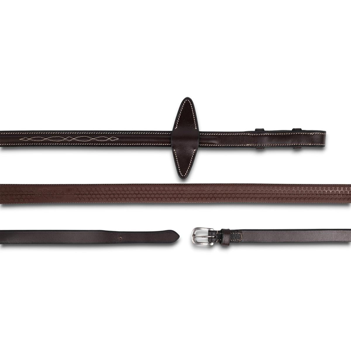 Jake Adams Raised Fancy Stitched Rubber Reins