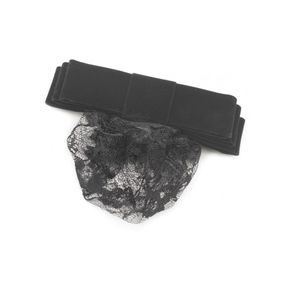 EquiStar Classic Velvet Show Bow with Lace Net