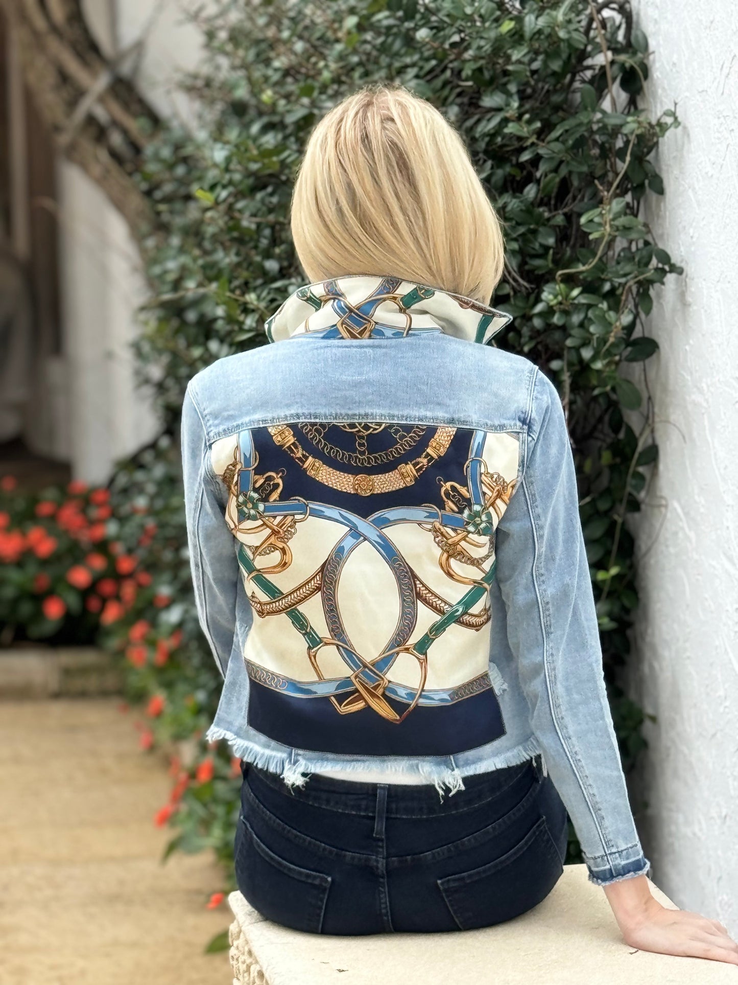 Stacy Bradley Design, The Light Denim Jacket - Blue Stirrup