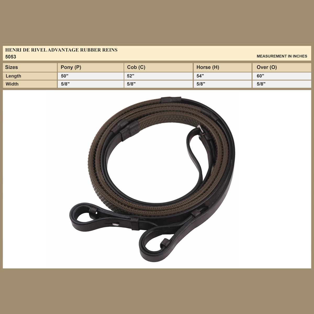 HDR Advantage Rubber Reins