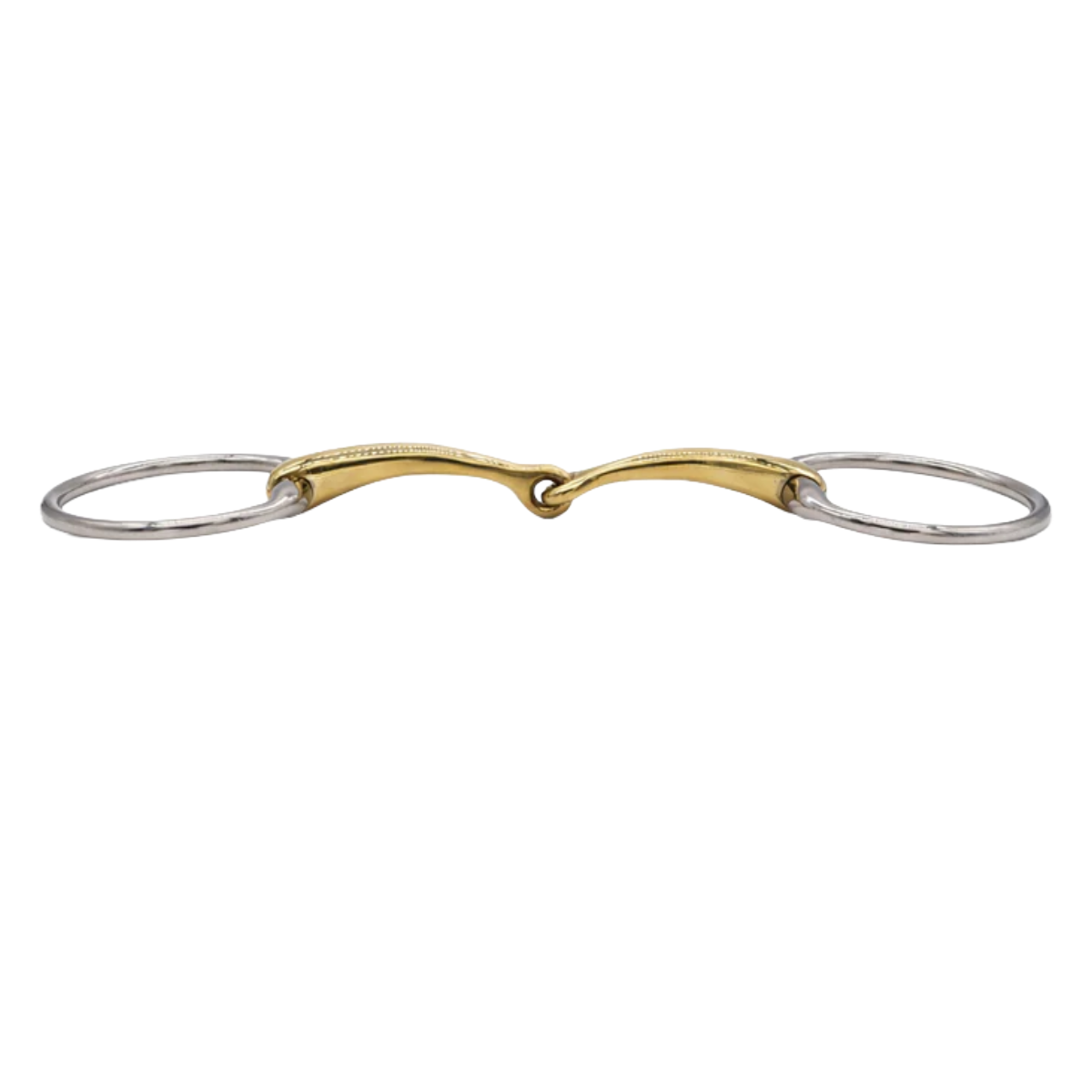 AJR Single Jointed Golden Ease Eggbutt Bit