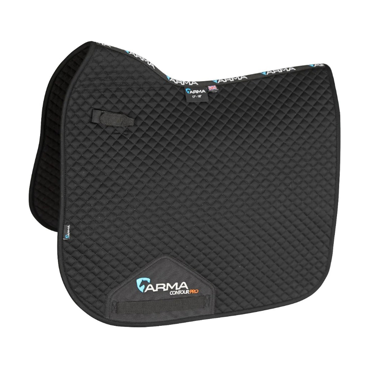 Shires Contour - Sottosella antiscivolo, colore: Nero Shires Contour - Sottosella antiscivolo, colore: Nero