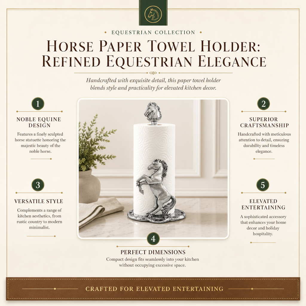 Arthur Court Designs - Horse Paper Towel Holder
