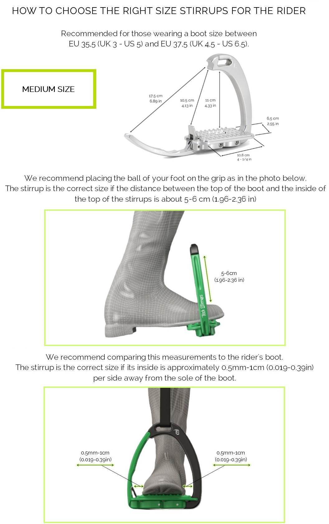 Tech Stirrups Venice Sloped M Stirrups