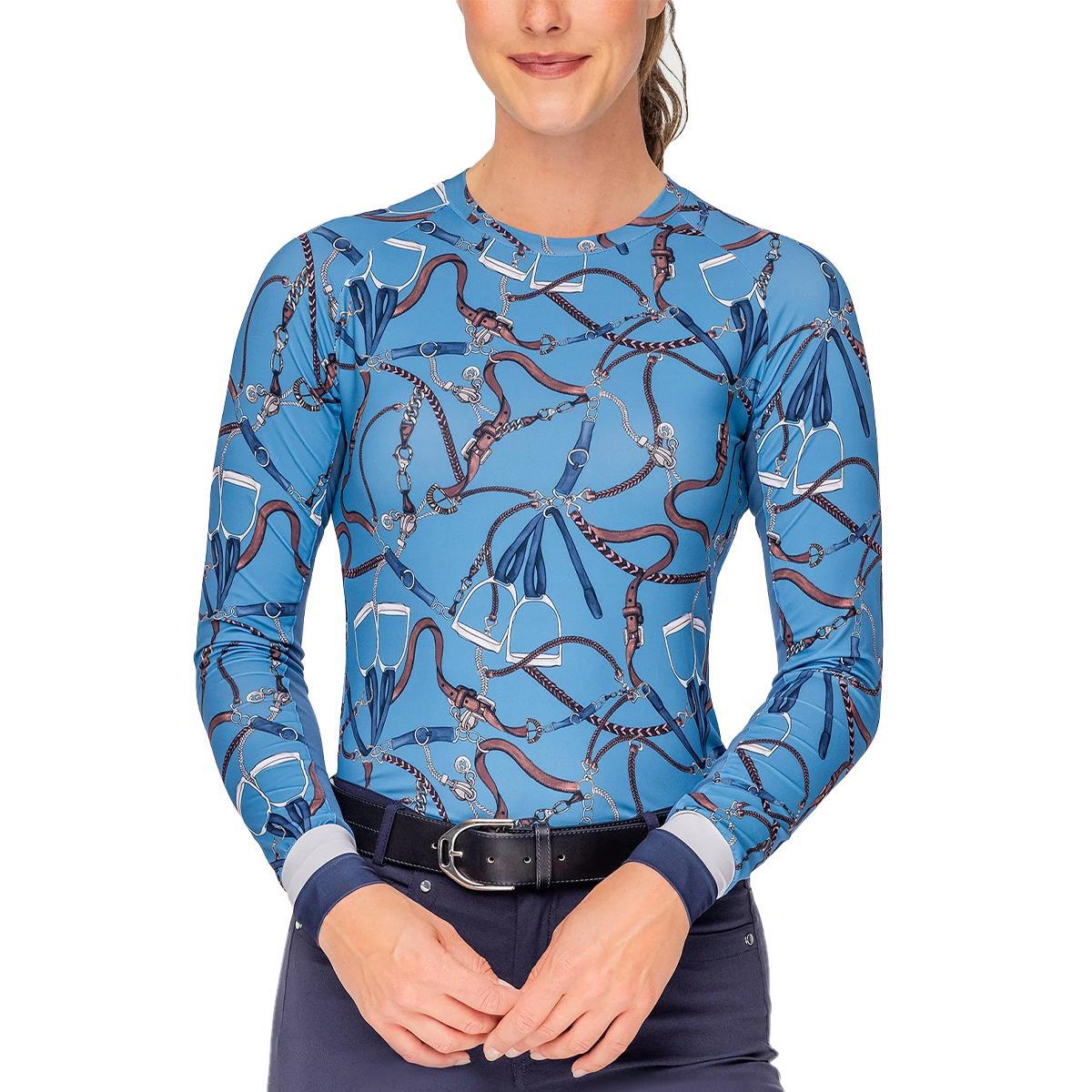 Kastel Tahoe Blue Belts Crewneck Sun Shirt
