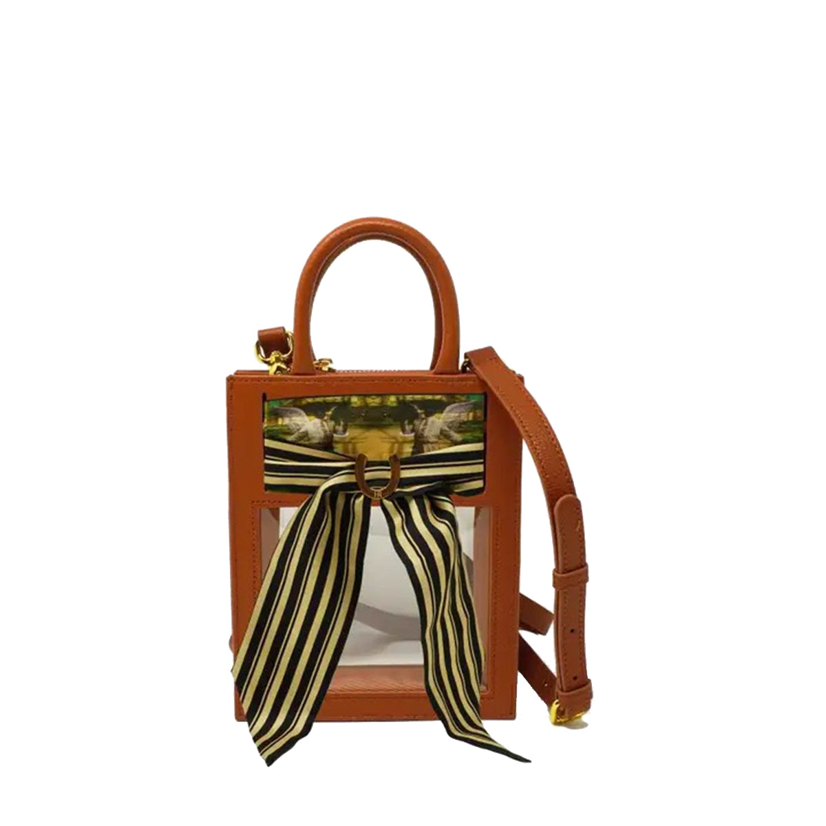 Hampton Road Mini Calista Clear Bag With Twilly - Sale
