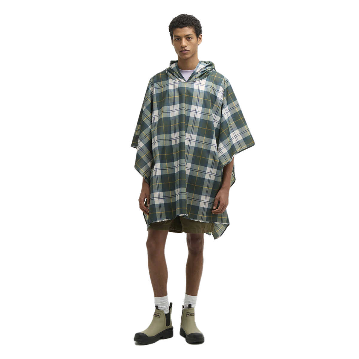 Barbour Tartan Showerproof Poncho
