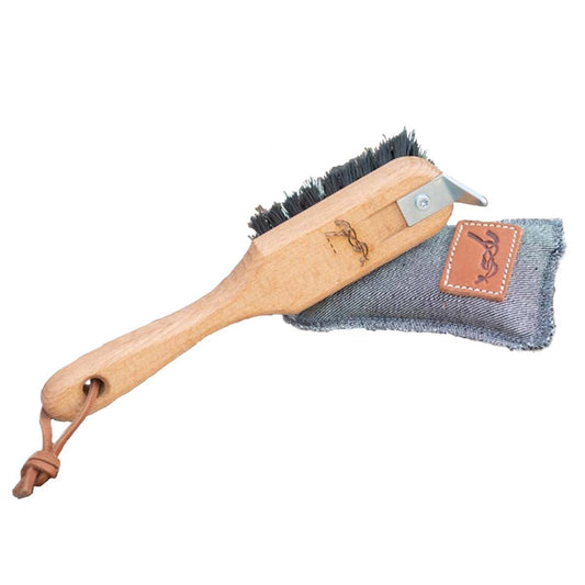 Penelope Wooden Hoof Pick with Brush