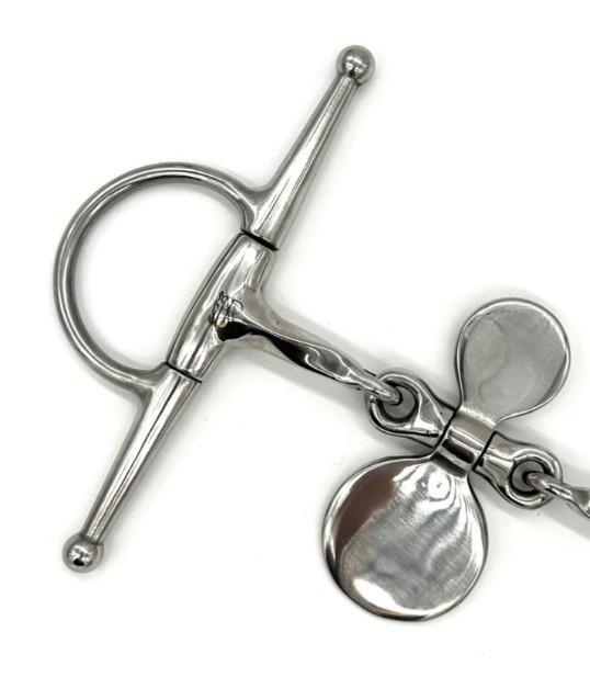 AJR Double Jointed Twisted Propeller Full Cheek Bit