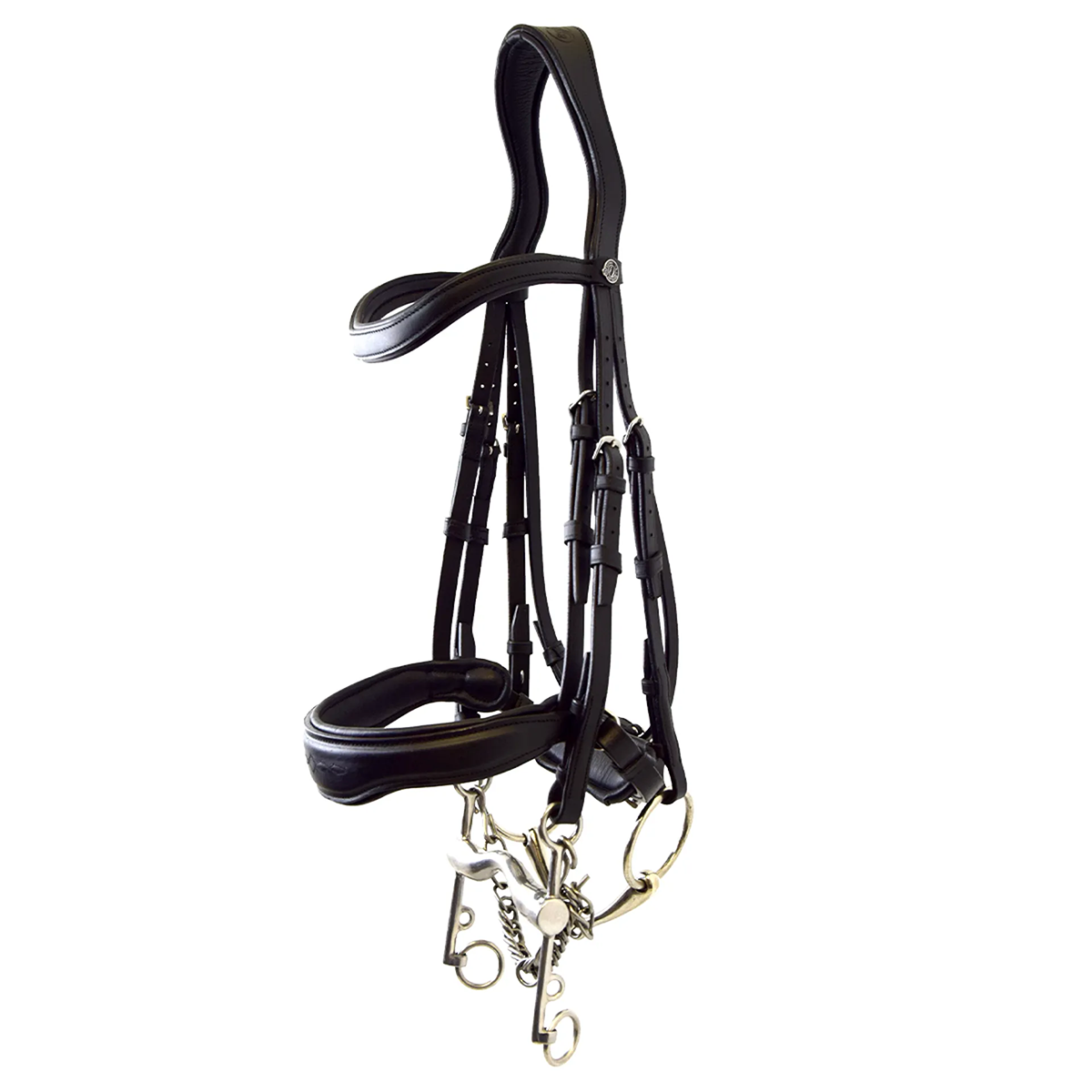 Signature by Antares Dressage Double Bridle with Crank