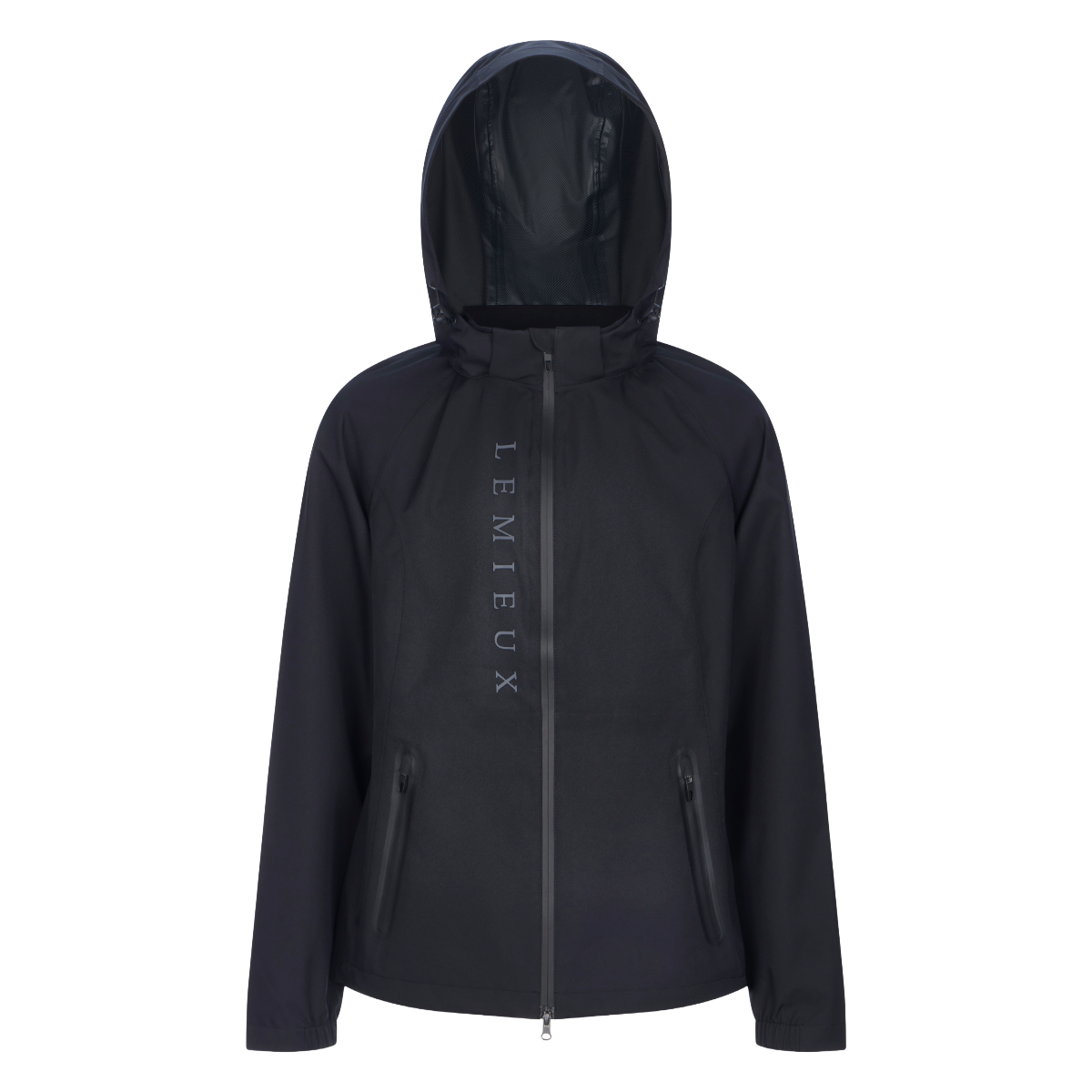 LeMieux Young Rider Tessa Waterproof Jacket - Black - Front View
