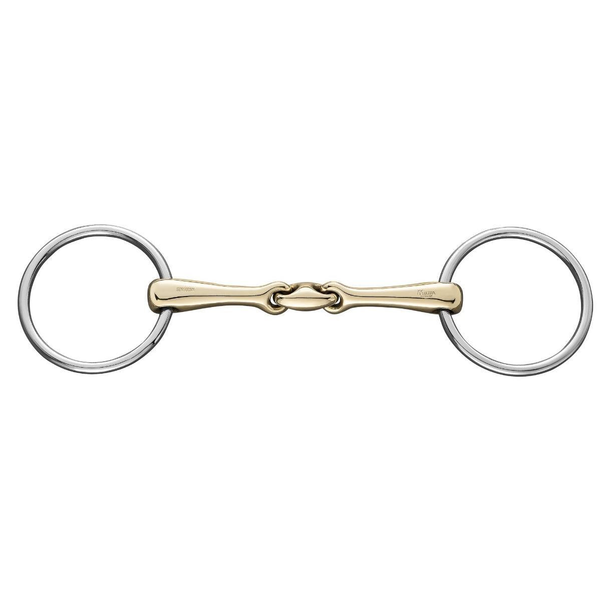 Herm Sprenger KK ULTRA Sensogan Double Jointed Loose Ring Snaffle Bit - 14mm