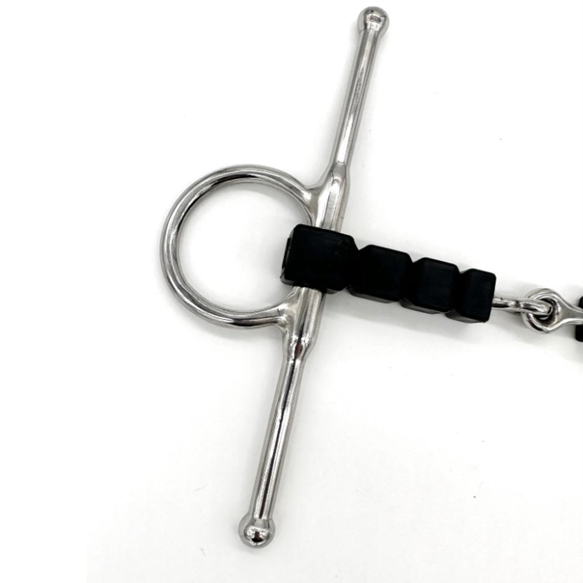 AJR Rubber Block Full Cheek Bit