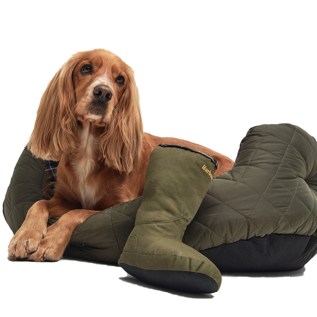 Barbour Wellington Boot Dog Toy