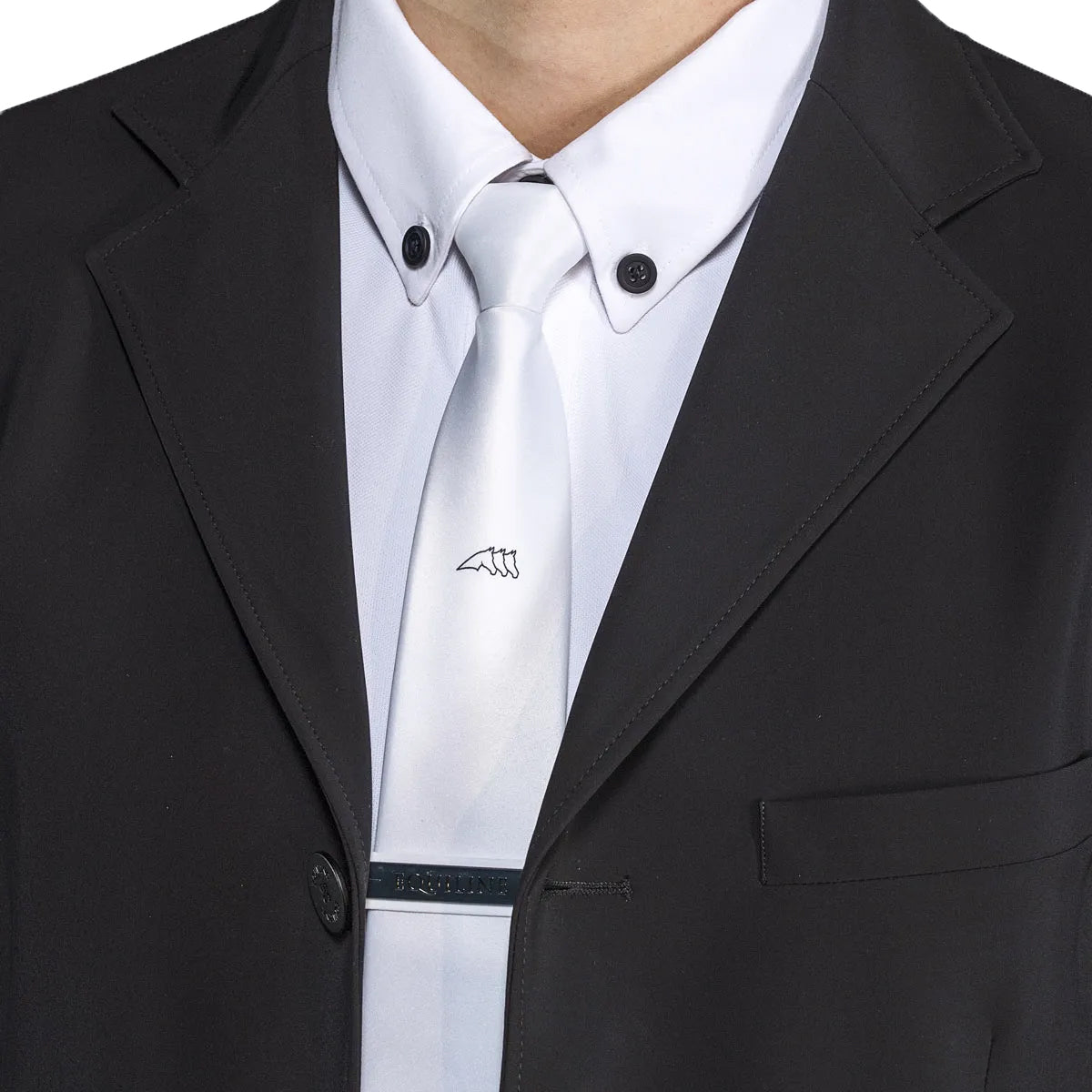 Equiline Men's New Quick Tie - Satin Tie with Quick System Closure