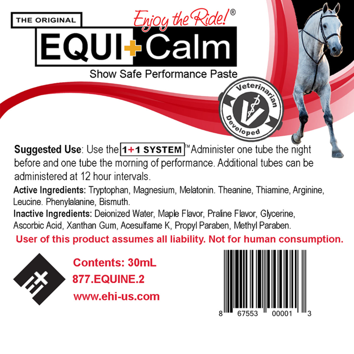 EHI EQUI+ Calm Paste Tube