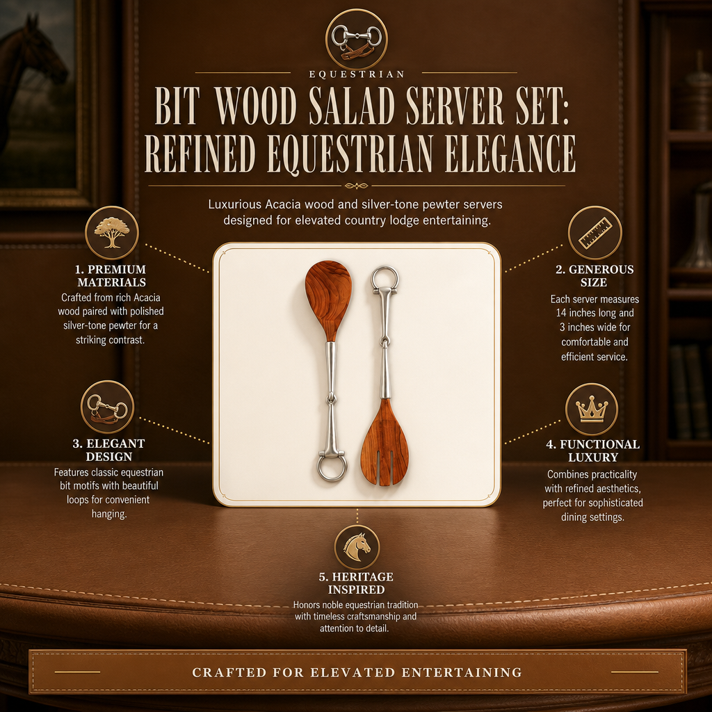 Vagabond House - Bit Wood Salad Server Set