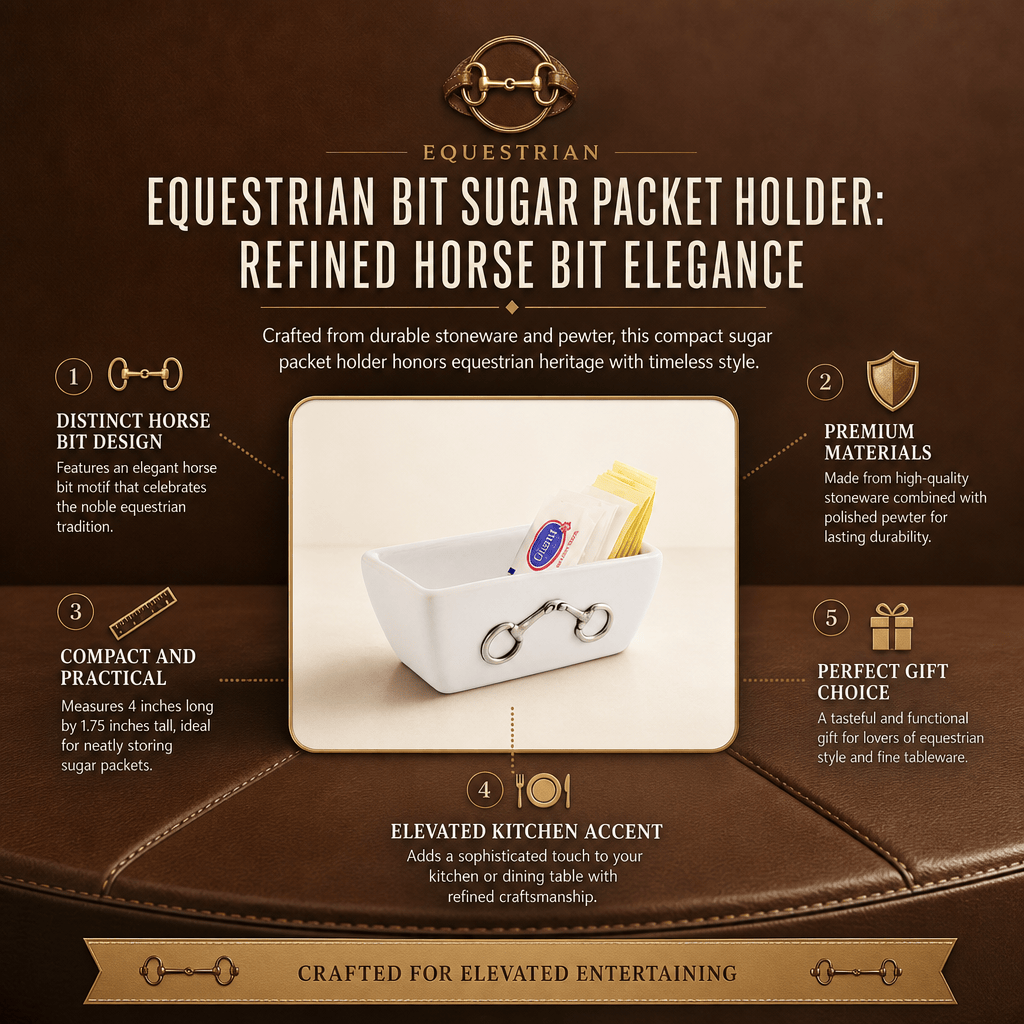 Vagabond House - Equestrian Bit Sugar Packet Holder